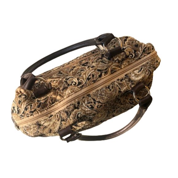 Rustic Couture medium maximalist  studs quilted handbag satchel bag - Picture 10 of 16